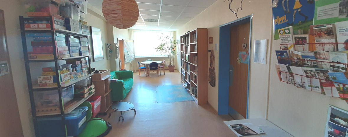 Verwaltungsbereich der Astrid Lindgren Schule